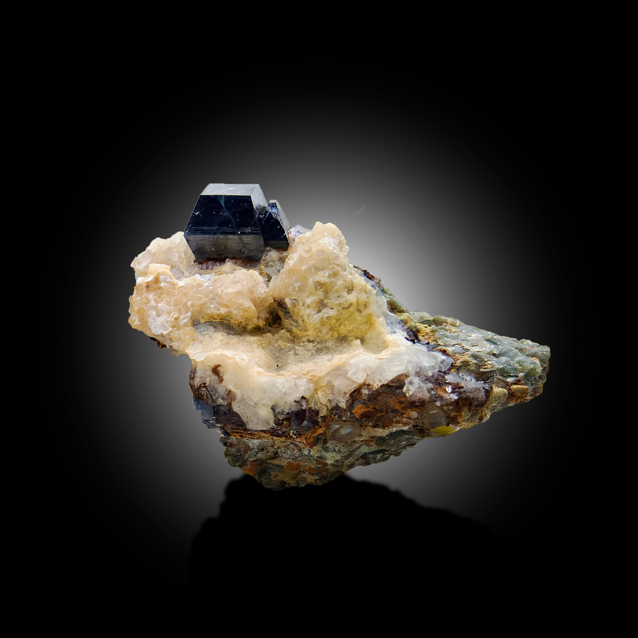 Anatase On Chlorite Quartz