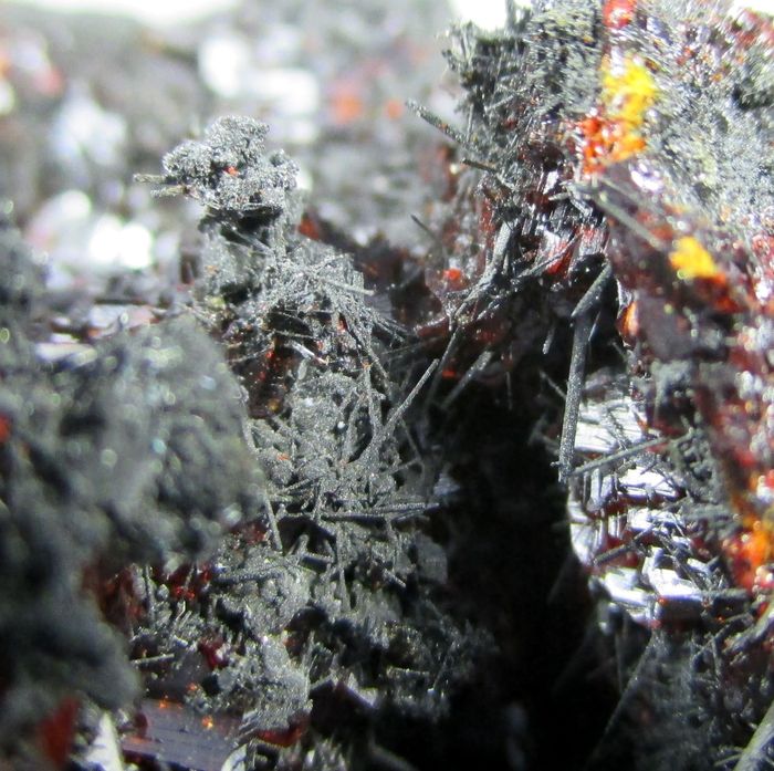 Zinkenite Realgar & Chalcostibite