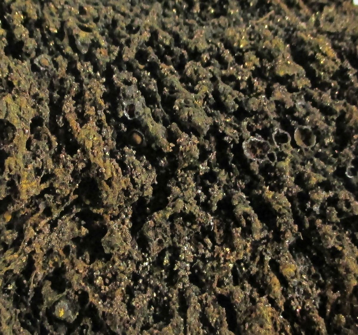 Native Copper On Limonite