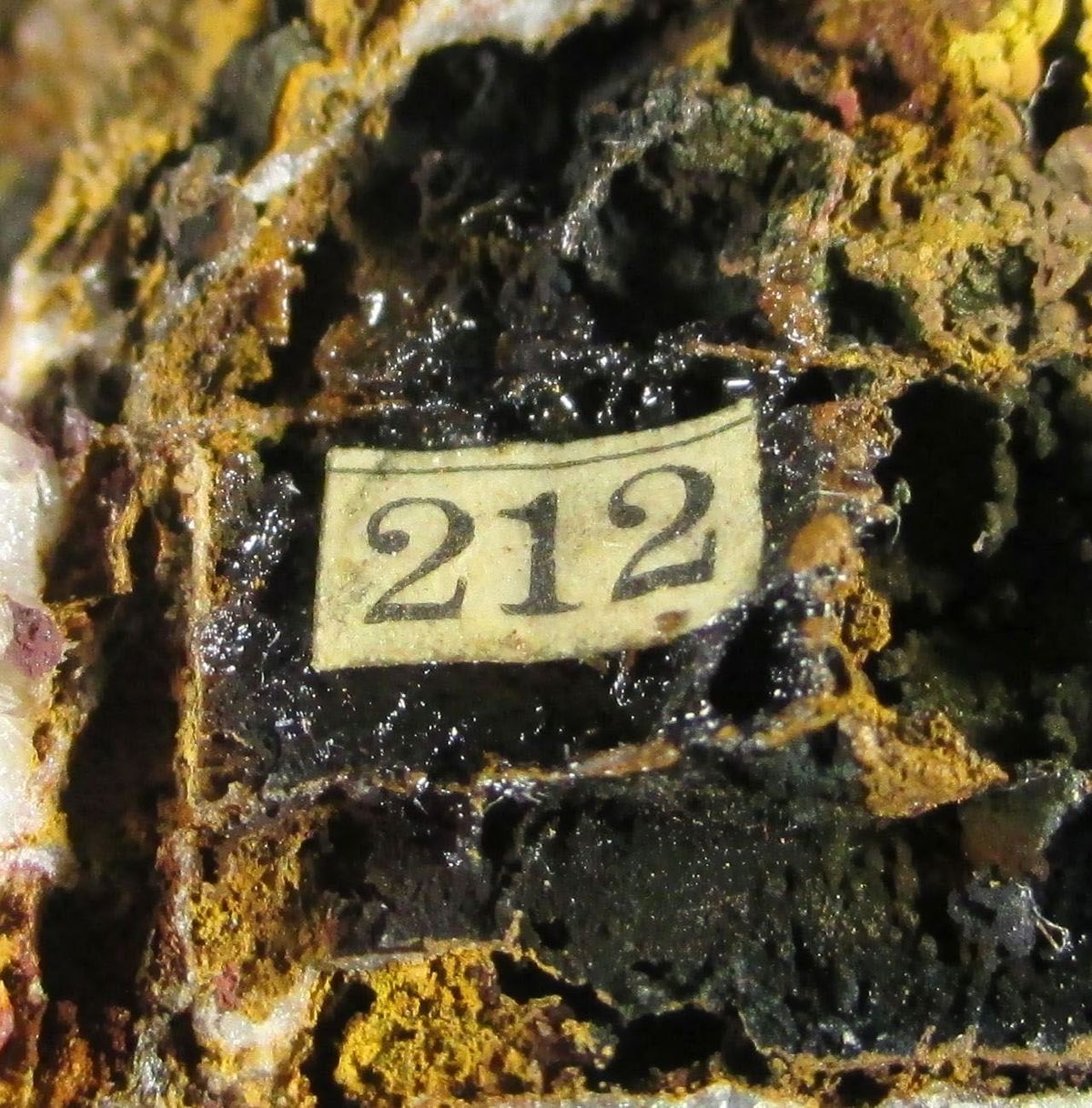 Native Copper On Limonite