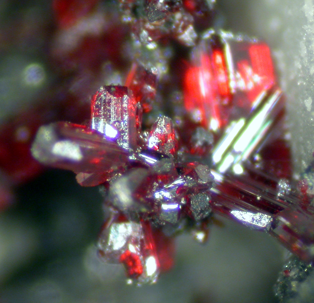 Proustite Pearceite & Acanthite