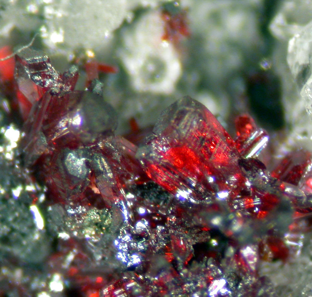 Proustite Pearceite & Acanthite