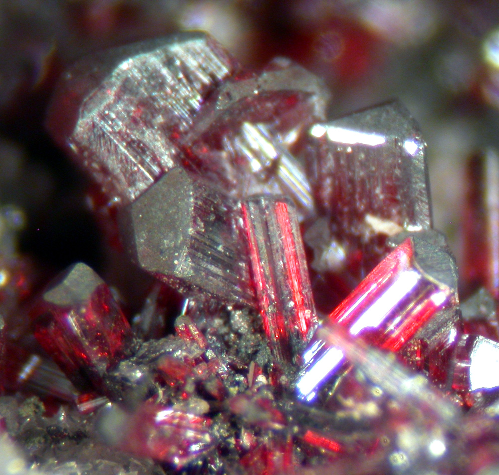 Proustite Pearceite & Acanthite