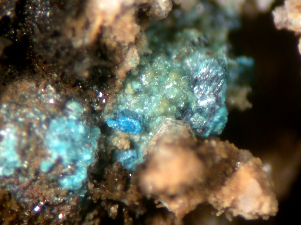 Liroconite Alleghanyite & Covellite