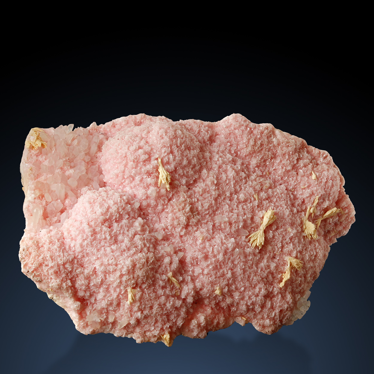 Rhodochrosite & Selenite