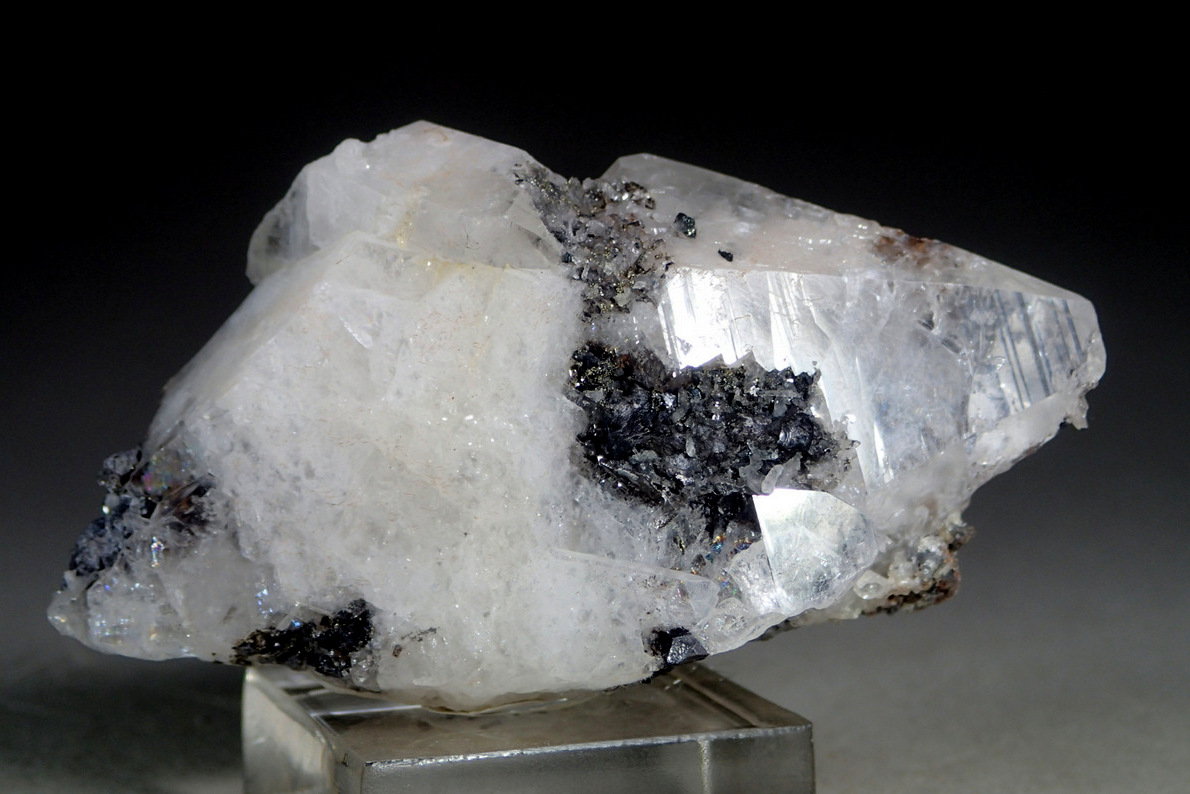 Anglesite With Galena Inclusions