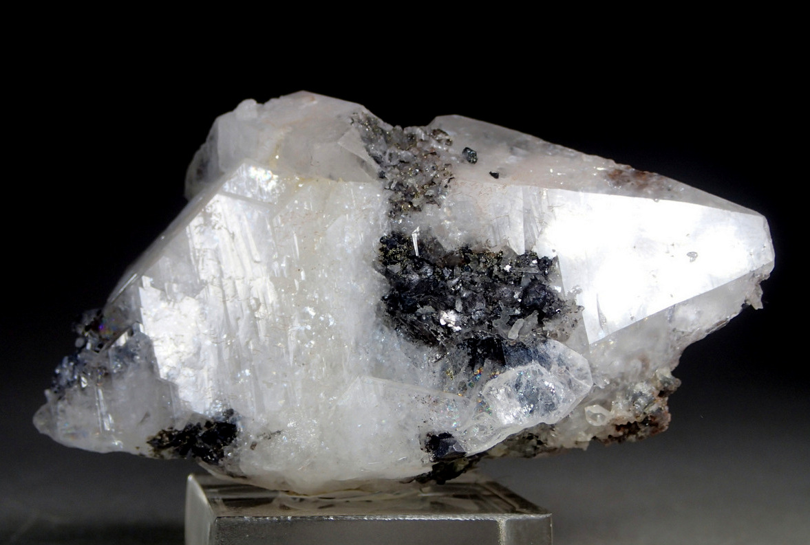 Anglesite With Galena Inclusions