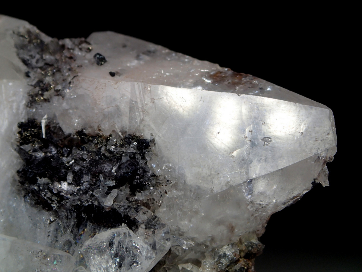 Anglesite With Galena Inclusions