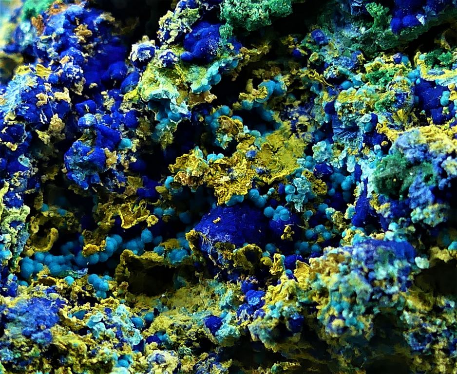 Cyanotrichite & Chalcoalumite