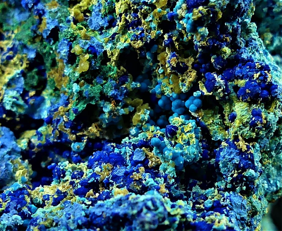 Cyanotrichite & Chalcoalumite