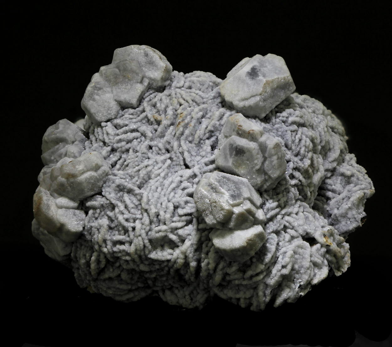Calcite With Aragonite On Siderite