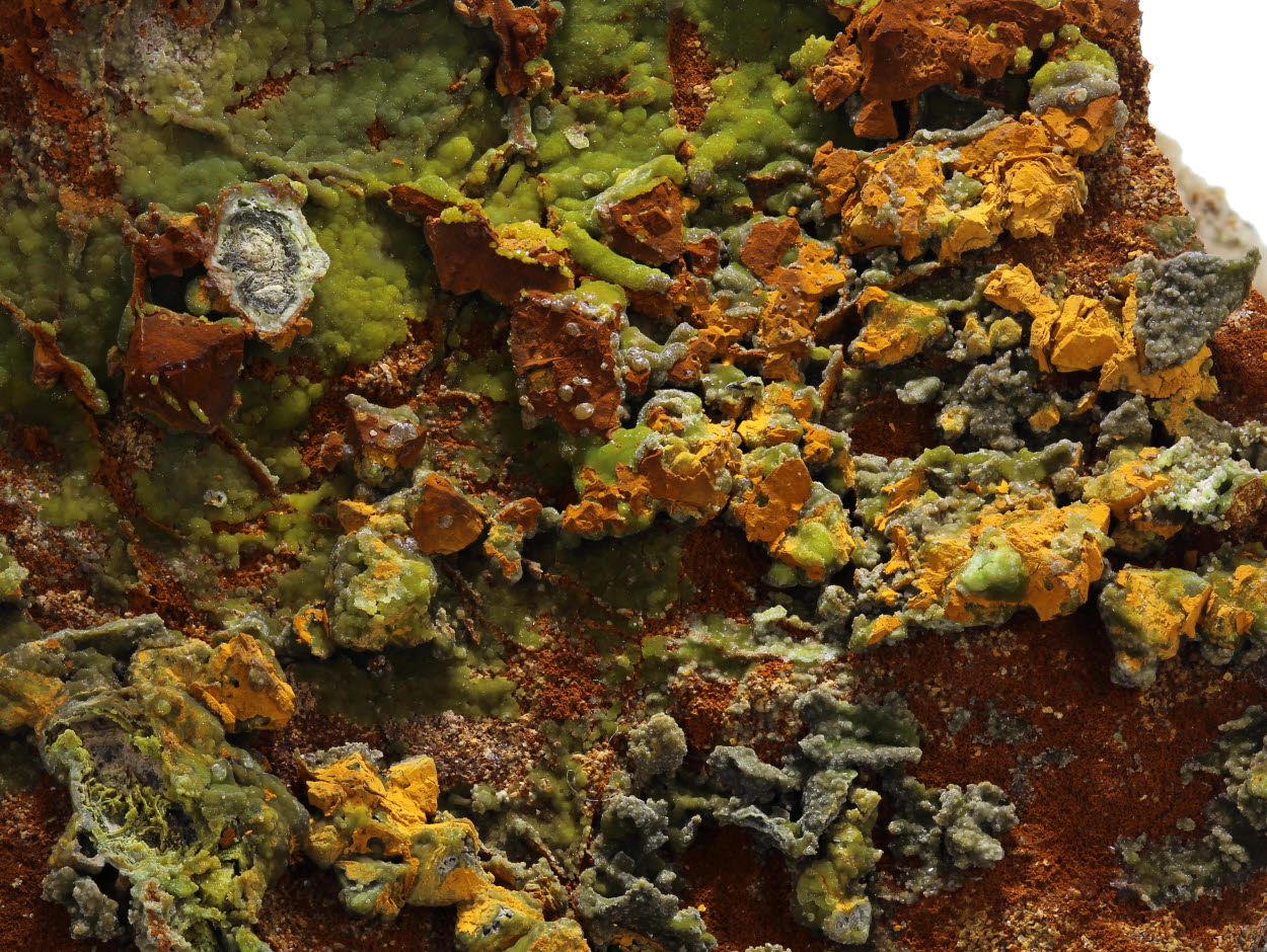 Limonite & Pyromorphite Psm Galena