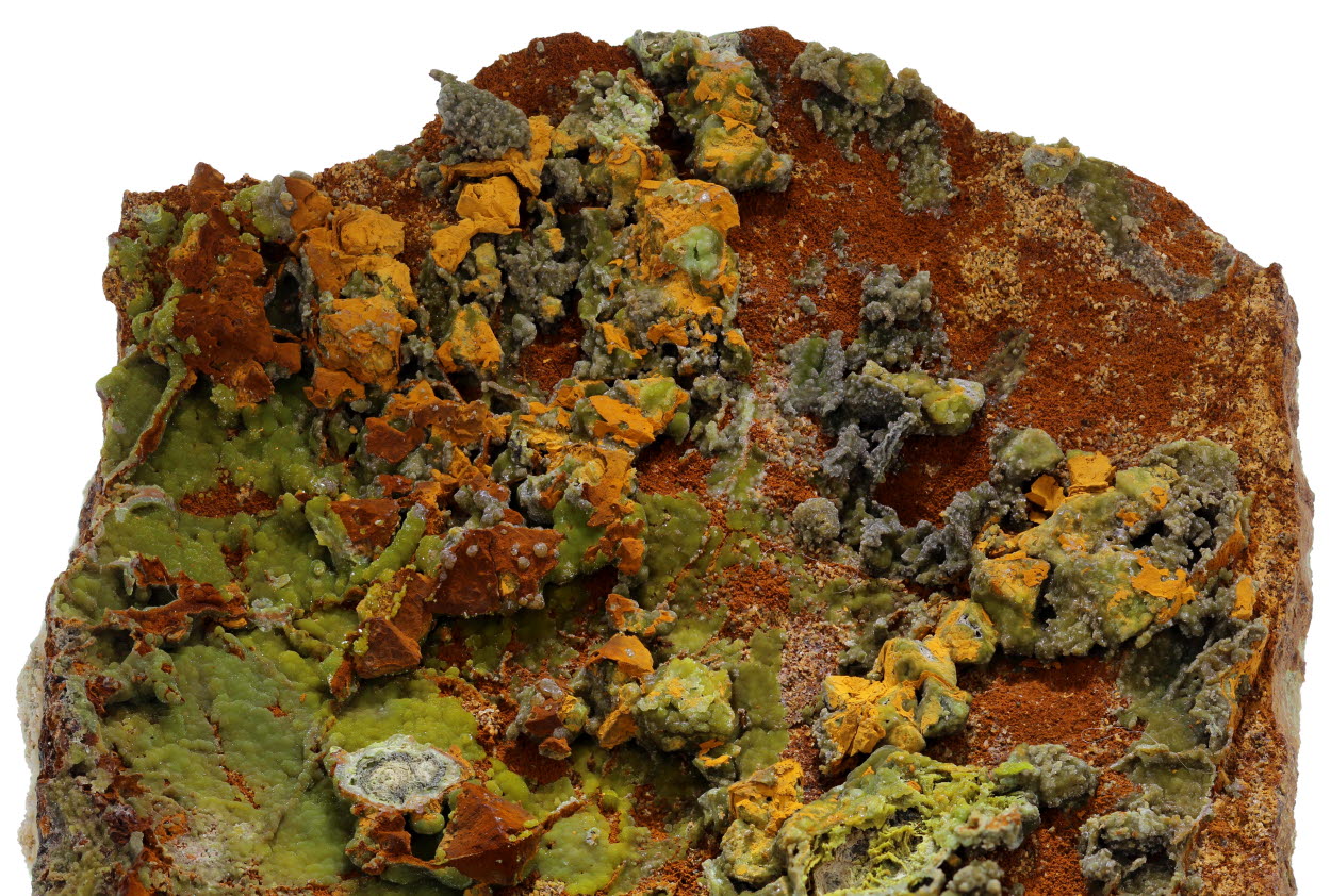 Limonite & Pyromorphite Psm Galena