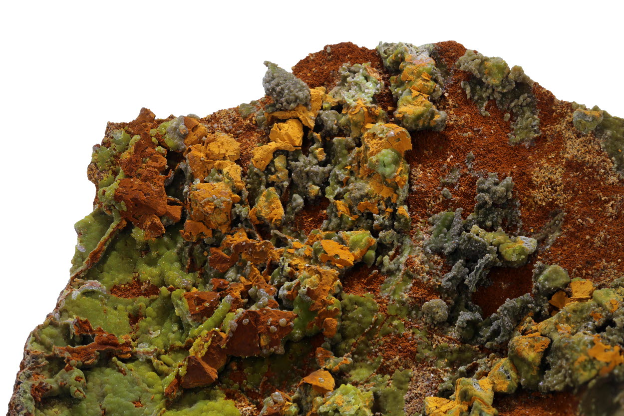 Limonite & Pyromorphite Psm Galena