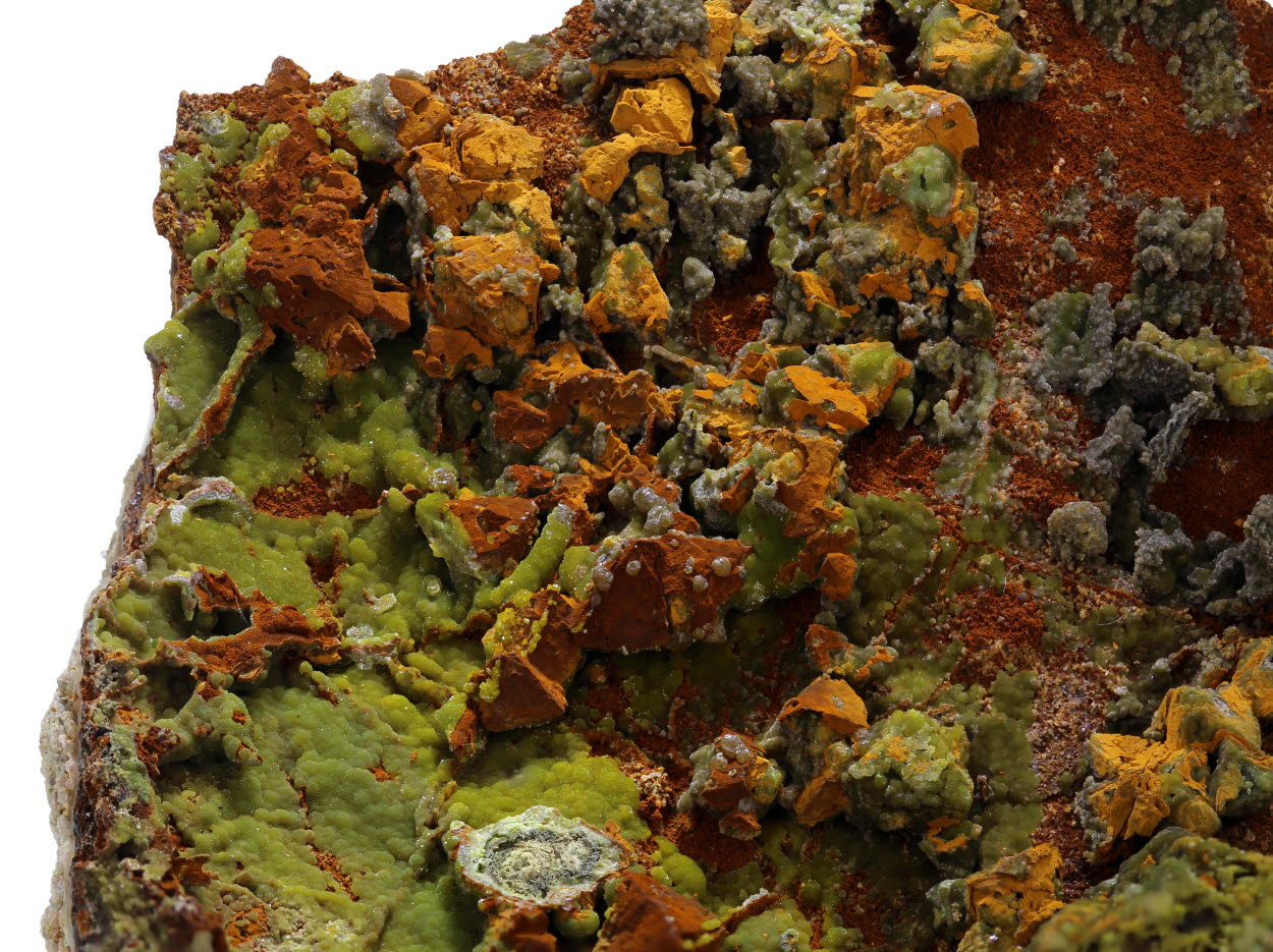 Limonite & Pyromorphite Psm Galena