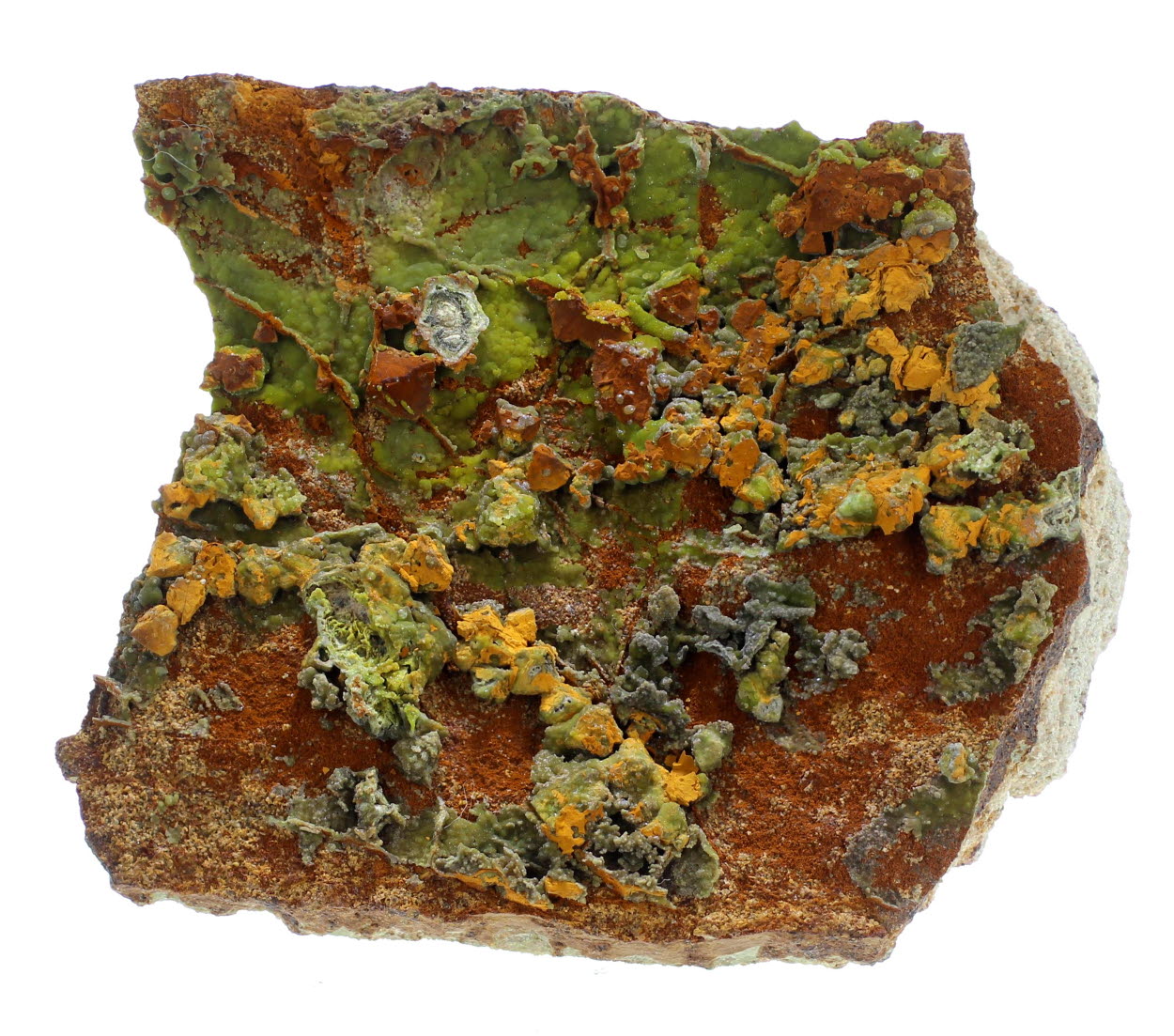 Limonite & Pyromorphite Psm Galena