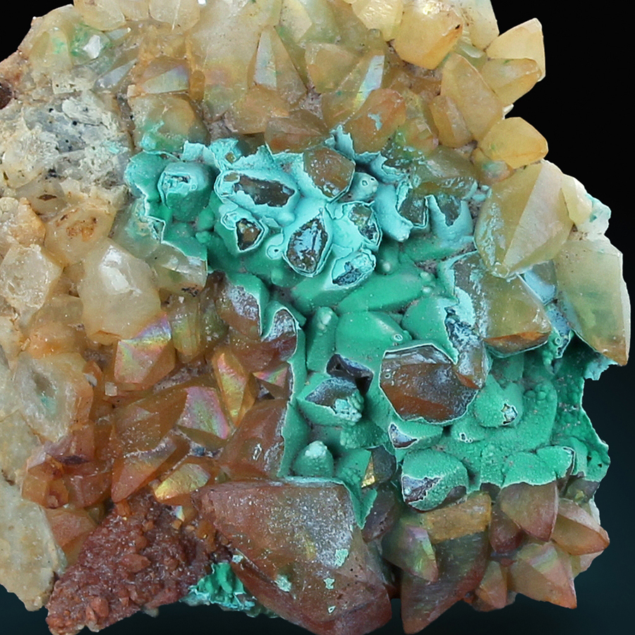 Malachite & Calcite