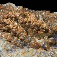 Scheelite & Fluorite On Quartz