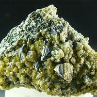 Magnetite With Vesuvianite & Clinochlore