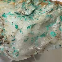 Malachite On Quartz