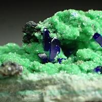 Arsentsumebite & Azurite