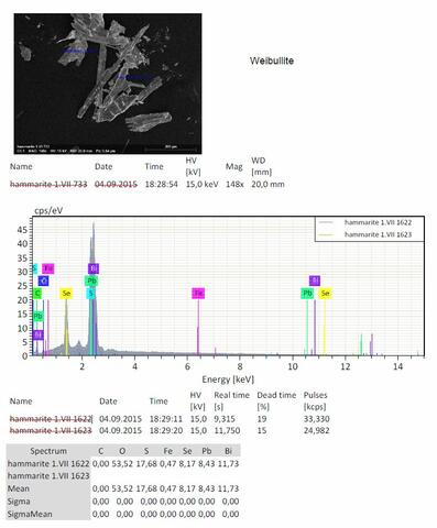 Analysis Report - only: Weibullite