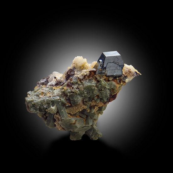 Anatase On Chlorite Quartz