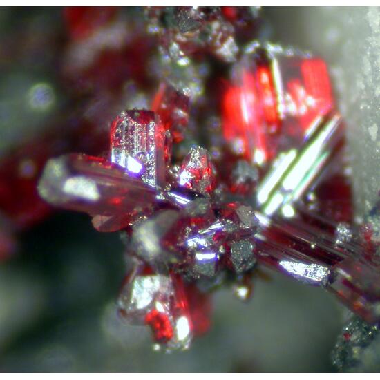 Proustite Pearceite & Acanthite
