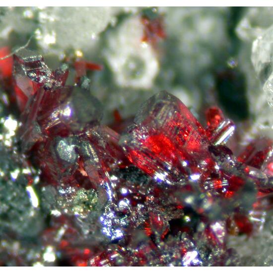Proustite Pearceite & Acanthite
