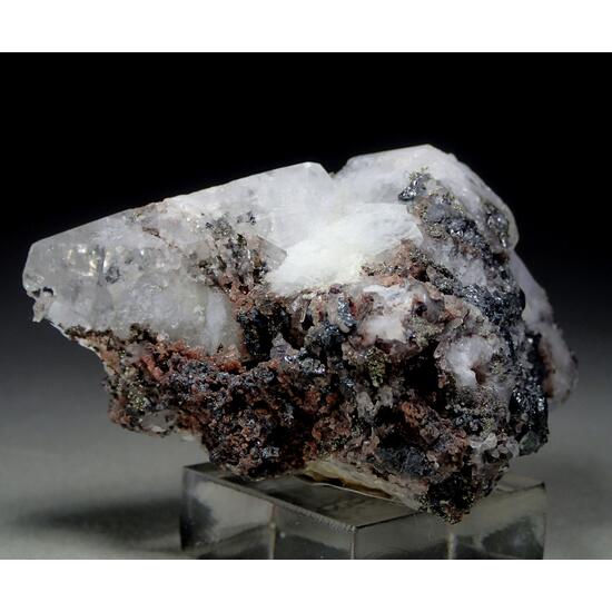 Anglesite With Galena Inclusions