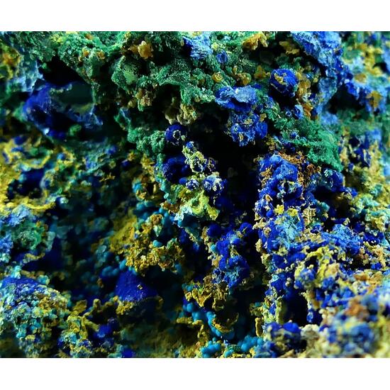 Cyanotrichite & Chalcoalumite