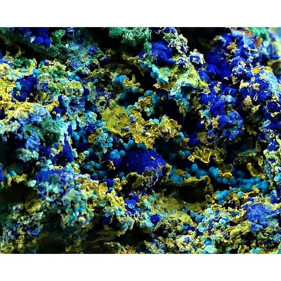 Cyanotrichite & Chalcoalumite