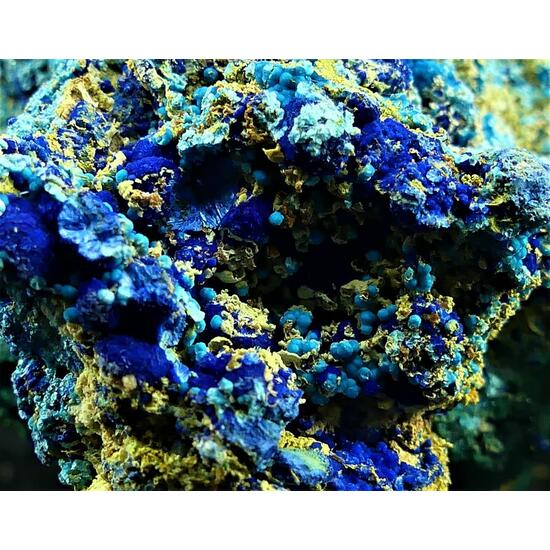 Cyanotrichite & Chalcoalumite