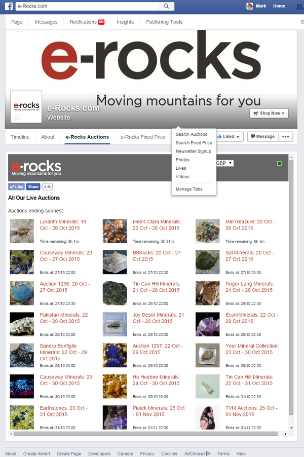 Content image: Get e-Rocks on Facebook