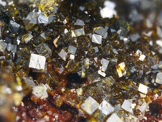 Photos: Analytical investigations -  Identification of a Tsumeb unknown